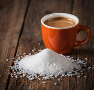 Salt and coffee