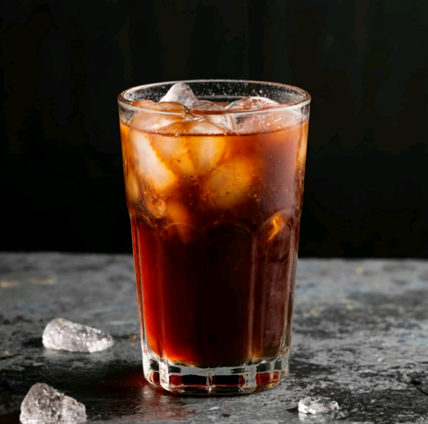 Dirty Coke in a glass