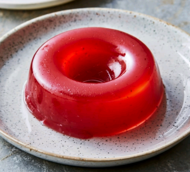 Jello in a plate