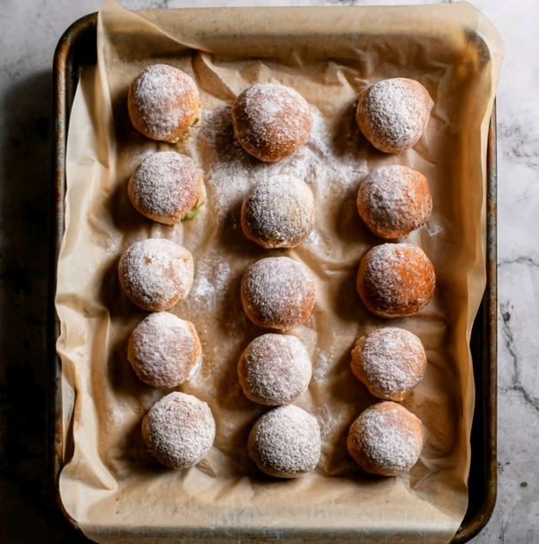 parchment paper on a baking tray