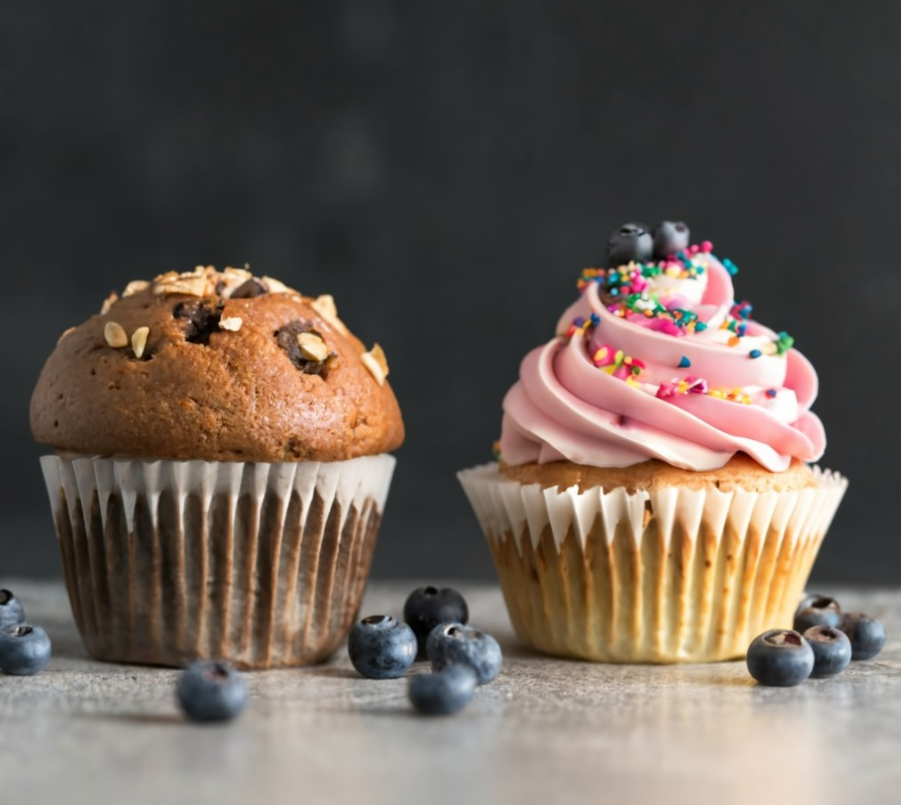 Cupcakes and Muffins Spotting the Differences Dmcoffee.blog