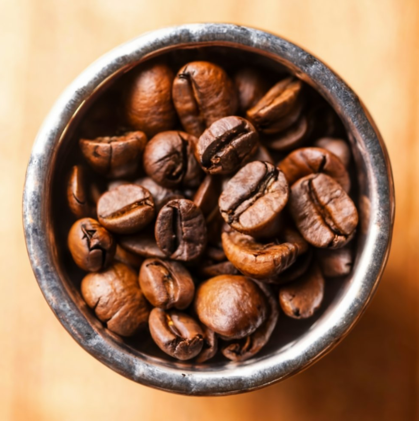 Decaf coffee beans