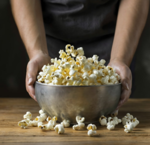 Making popcorn