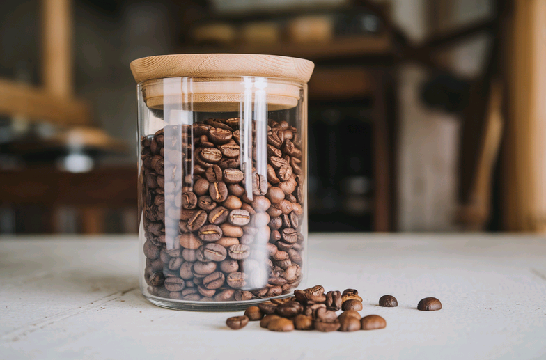 No More Stale Coffee: The Complete Guide to Storing Beans at Home 1 coffee beans in a storage container