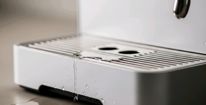 Why is my espresso machine leaking from bottom