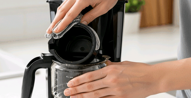 Does a dirty coffee maker affect taste