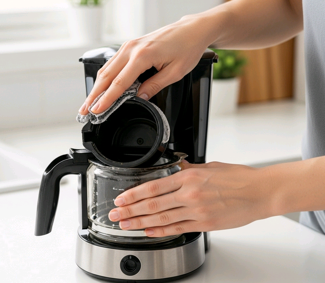 Does a dirty coffee maker affect taste