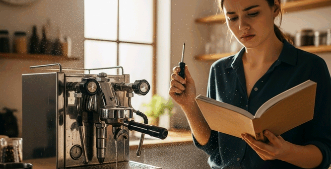 How to fix low pressure in coffee machine pump