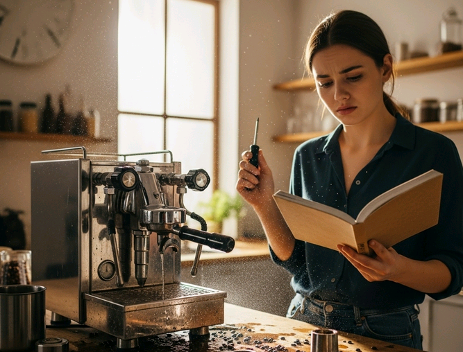 How to fix low pressure in coffee machine pump