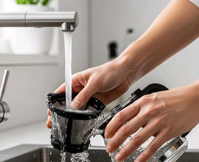 How to improve coffee flavor by cleaning machine